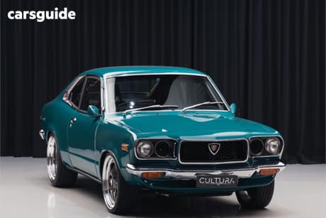 Green 1975 Mazda 808 Coupe SUPER DELUXE R