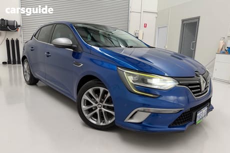 Blue 2017 Renault Megane Hatchback Gt-Line