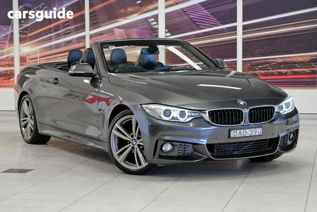 Grey 2015 BMW 420I Convertible Sport Line