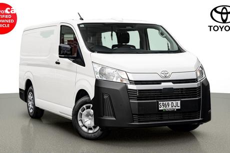 White 2025 Toyota HiAce Van Lwb (4 Door Option)