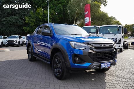 Blue 2025 Isuzu D-MAX Crew Cab Utility X-Terrain (4X4)