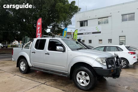 Silver 2006 Nissan Navara Dual Cab Pick-up Rx (4X4)