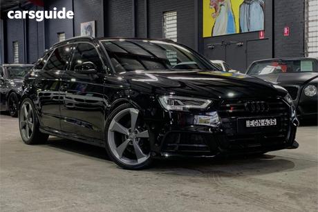 Black 2018 Audi S3 Hatchback Sportback 2.0 Tfsi Quattro