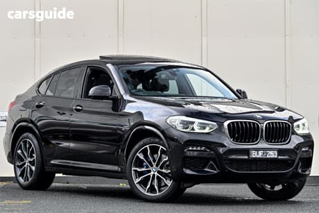 Black 2021 BMW X4 Coupe Xdrive30I M Sport