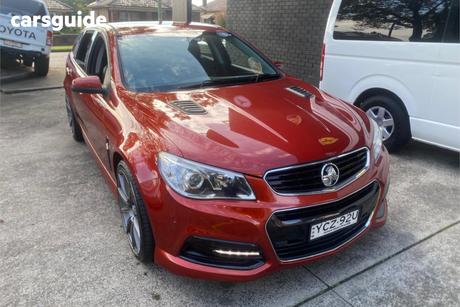 Red 2015 Holden Commodore Sportswagon Sv6