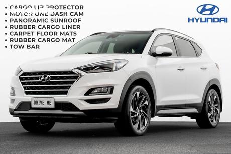 White 2020 Hyundai Tucson Wagon Highlander (Awd)