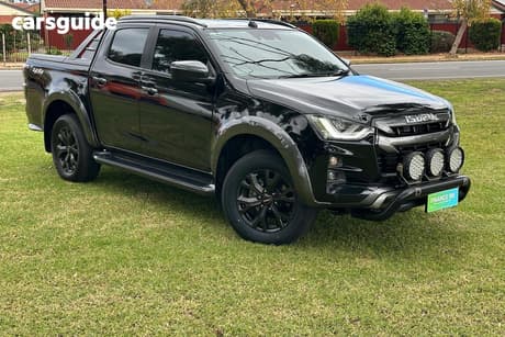 Black 2022 Isuzu D-MAX Crew Cab Utility X-Terrain (4X4)