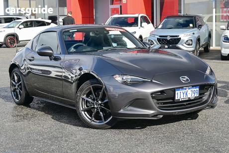 Grey 2019 Mazda MX-5 Convertible Roadster Gt