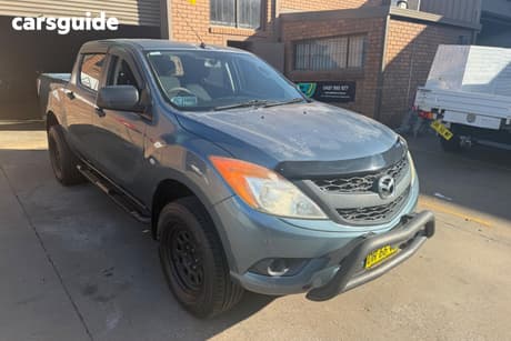 Blue 2013 Mazda BT-50 Dual Cab Utility Xt (4X2)