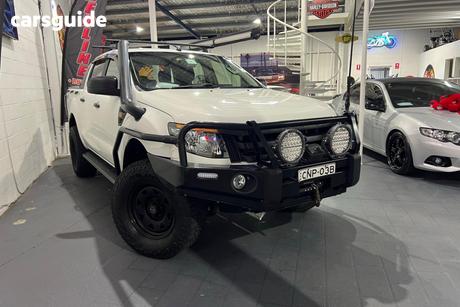 White 2013 Ford Ranger Dual Cab Utility Xl 3.2 (4X4)