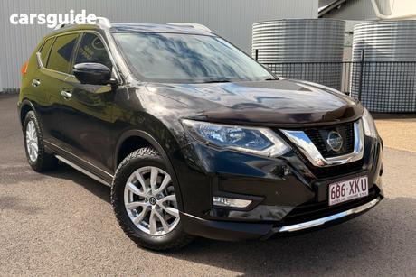 Black 2016 Nissan X-Trail Wagon St-L 7 Seat (Fwd)