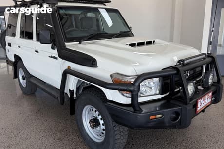 White 2020 Toyota Landcruiser Wagon Workmate (4X4)