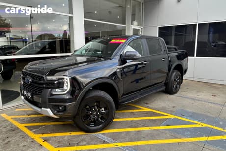 Black 2025 Ford Ranger Double Cab Pick Up Phev Sport (4X4)
