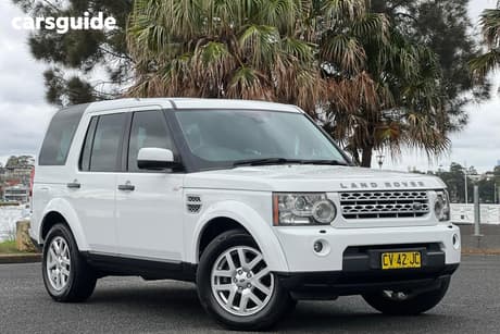 White 2011 Land Rover Discovery 4 SUV 2.7 TDV6 MY12