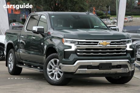 Grey 2025 Chevrolet Silverado Crew Cab Pickup 1500 Ltz Premium