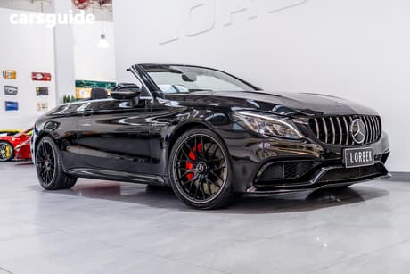 Black 2017 Mercedes-Benz C63 Cabriolet S