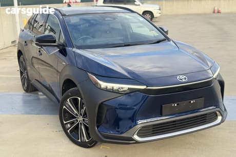 Blue 2024 Toyota BZ4X Wagon Awd