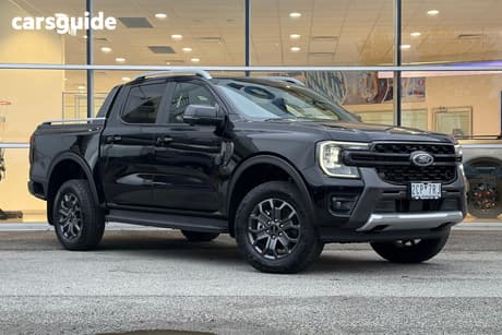 Black 2025 Ford Ranger Double Cab Pick Up Wildtrak 2.0 (4X4)