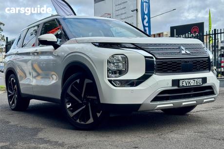 White 2022 Mitsubishi Outlander Wagon Aspire 7 Seat (2Wd)