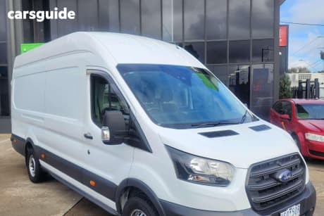 White 2020 Ford Transit Van 350E Jumbo (Rwd) Srw