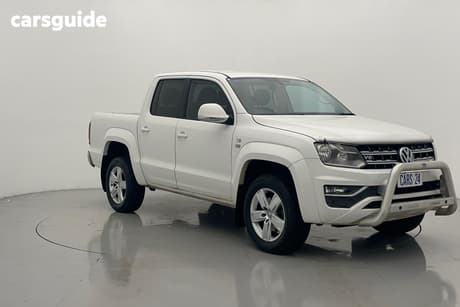 White 2017 Volkswagen Amarok Dual Cab Utility V6 Tdi 550 Sportline