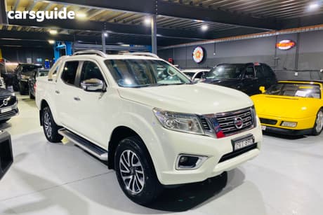 White 2017 Nissan Navara Dual Cab Utility St-X (4X4) (Sunroof)