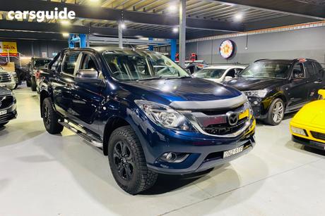 Blue 2017 Mazda BT-50 Dual Cab Utility Xtr (4X2)