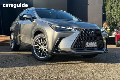 Silver 2025 Lexus NX350H Wagon Sports Luxury Hybrid Awd