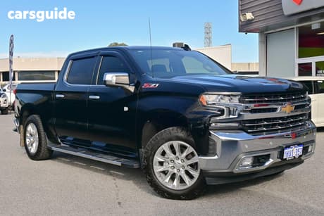 Black 2022 Chevrolet Silverado Crew Cab Utility 1500 Ltz Premium Tech Pack