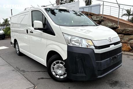 White 2021 Toyota HiAce Van Lwb