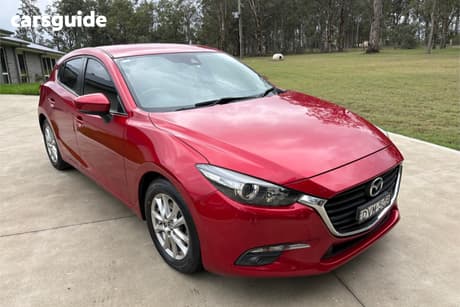 Red 2016 Mazda 3 Hatchback Maxx