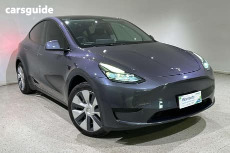 Grey 2023 Tesla Model Y Wagon Rear-Wheel Drive