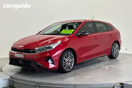 Red 2022 Kia Cerato Hatchback Gt