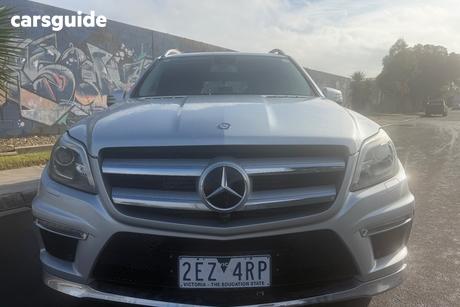 Silver 2014 Mercedes-Benz GL350 Wagon Blue Tec