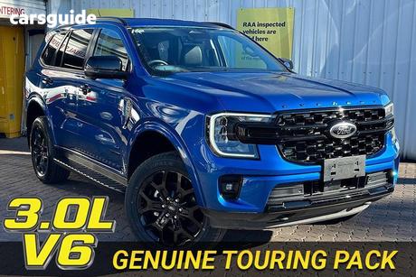 Blue 2022 Ford Everest Wagon Sport (4X4)