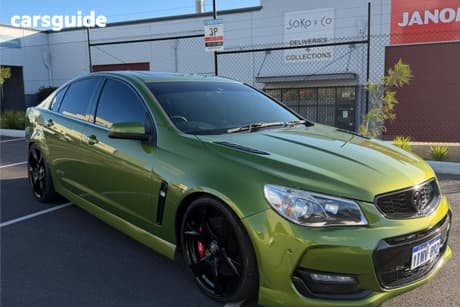 Green 2016 Holden Commodore Sedan Ss-V Redline