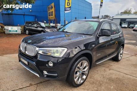 Black 2015 BMW X3 Wagon Xdrive 30D