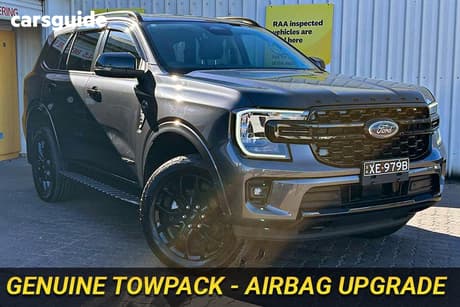 Grey 2024 Ford Everest Wagon Sport (Rwd)