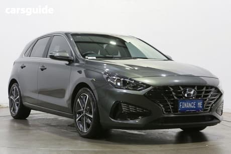 Grey 2022 Hyundai I30 Hatchback Elite