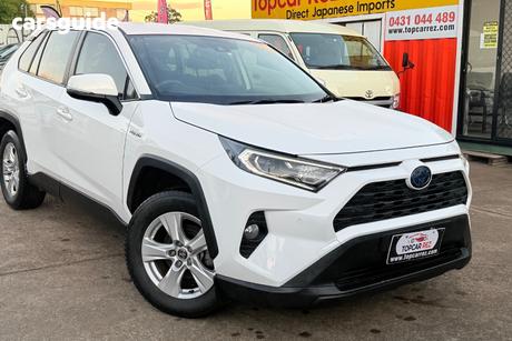 White 2020 Toyota RAV4 Wagon Gx 2Wd Hybrid