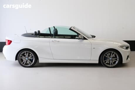 White 2016 BMW M235I Convertible
