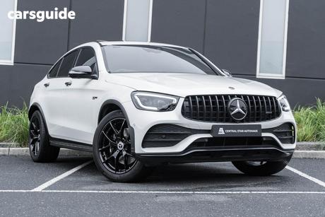 White 2020 Mercedes-Benz GLC43 Coupe 4Matic
