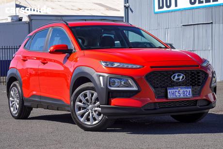 Orange 2019 Hyundai Kona Wagon Go (Fwd)