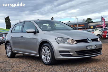 Silver 2013 Volkswagen Golf Hatchback 90 Tsi Comfortline