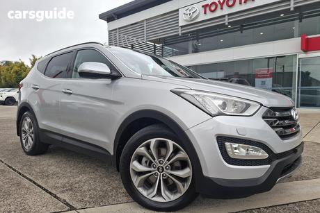 Silver 2014 Hyundai Santa FE Wagon Highlander Crdi (4X4)
