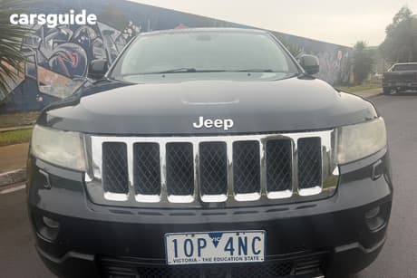 Grey 2012 Jeep Grand Cherokee Wagon Overland (4X4)