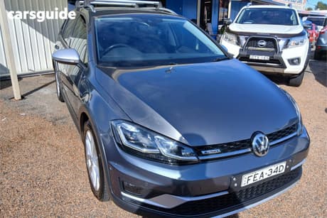 Grey 2017 Volkswagen Golf Wagon Alltrack 135 Tdi Premium
