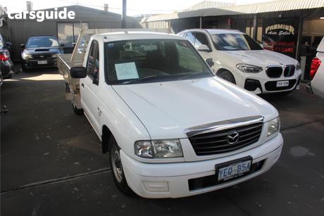 White 2006 Mazda B2500 Cab Chassis Bravo Dx