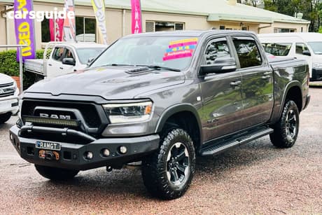 Grey 2023 RAM 1500 Crew Cab Utility Rebel