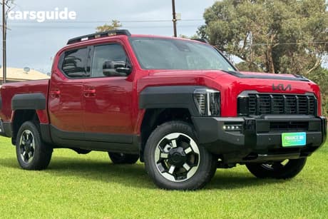 Red 2025 Kia Tasman Double Cab Pick Up X-Line (4X4) (0.9T) Bdy Fender